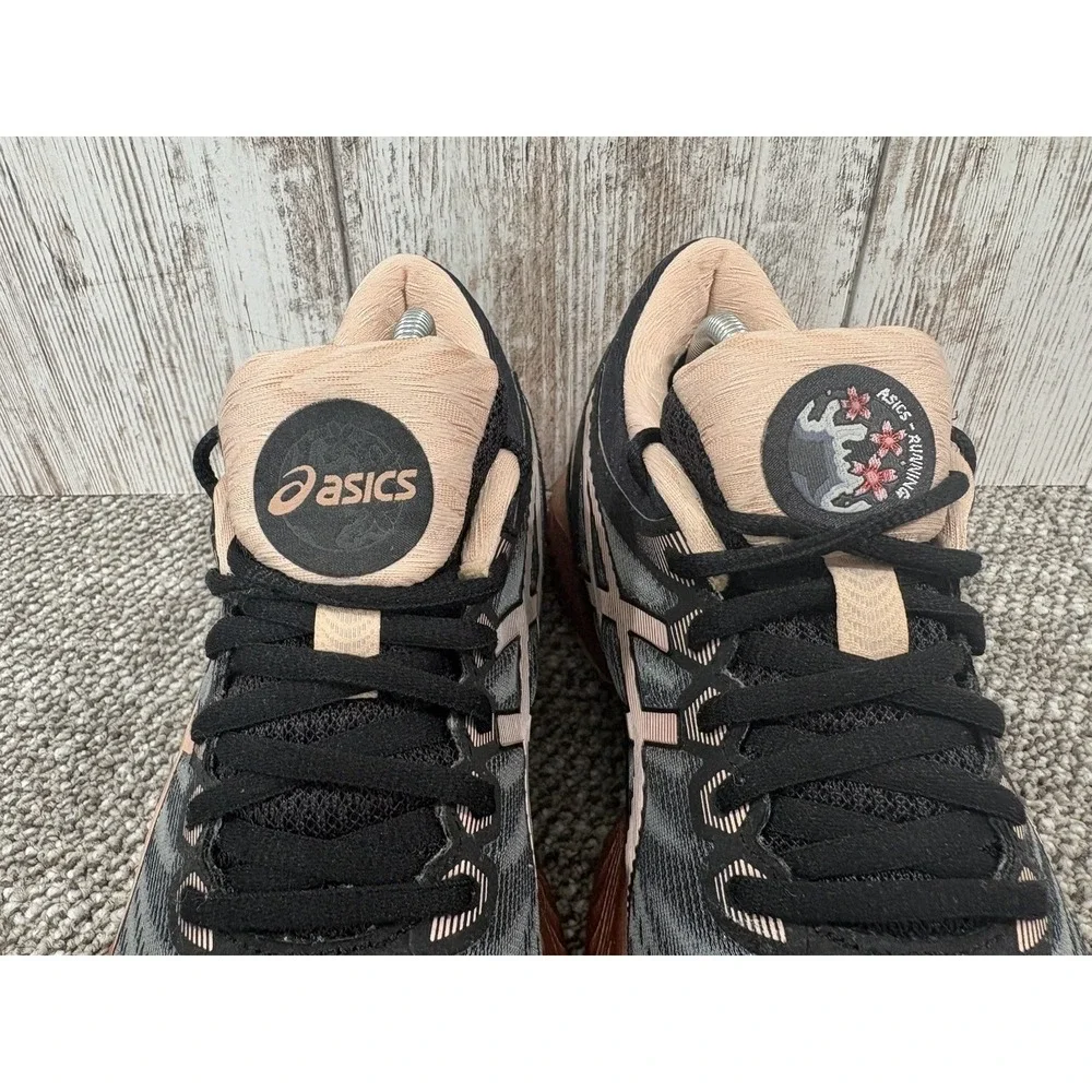 Asics Gel-Nimbus 22 Women's US 9.5 Black/Rose Gold Running Shoes